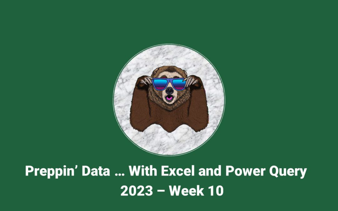 Preppin’ Data 2023 Week 10 – With Power Query!