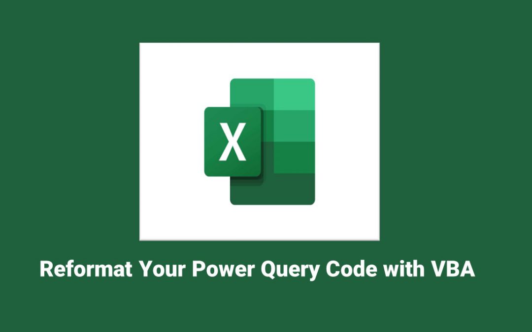 Batch Format Excel Queries With VBA